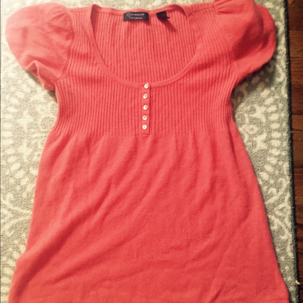 COPY - Short sleeve cashmere sweater top